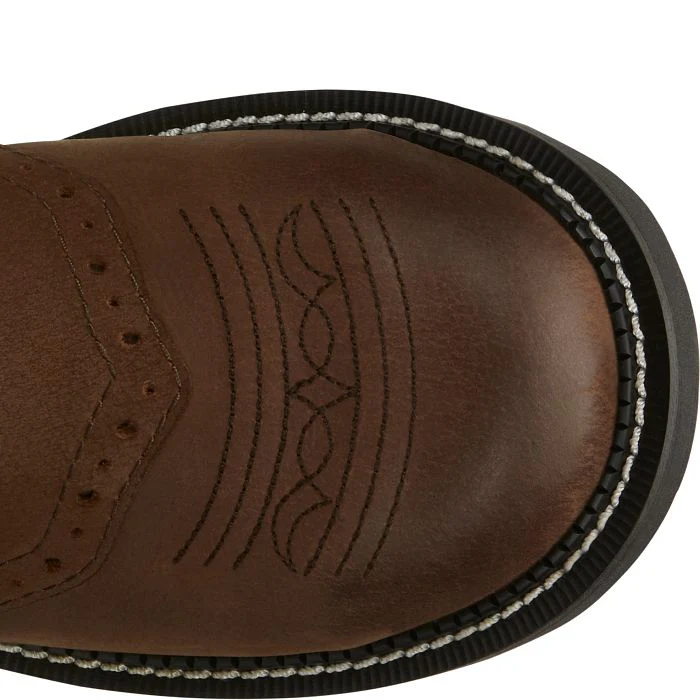 Justin Gypsy Womens Wanette Brown EH Steel Toe WorkBoots Style GY9980 - Image 4