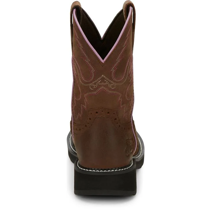 Justin Gypsy Womens Wanette Brown EH Steel Toe WorkBoots Style GY9980 - Image 5