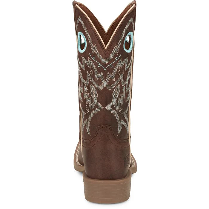 JUSTIN LADIES STAMPEDE LIBERTY WESTERN BOOTS STYLE SE2801 - Image 5