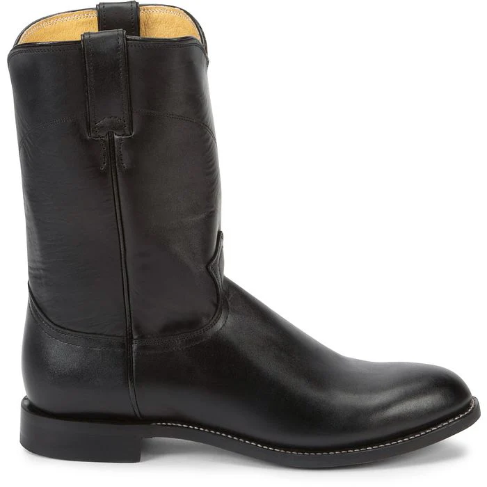 Justin Mens 10 Corona Black Boots Style 3133 - Image 5