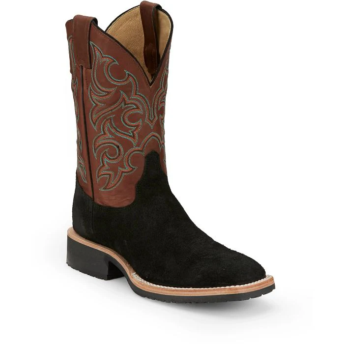 Justin Mens Alamo Bent Rail Boots Style BR389 - Image 2