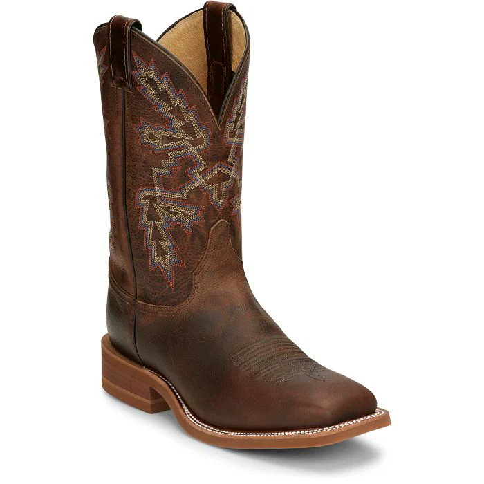 JUSTIN MENS BENDER 11" WESTERN BOOT BR5348 - Image 2