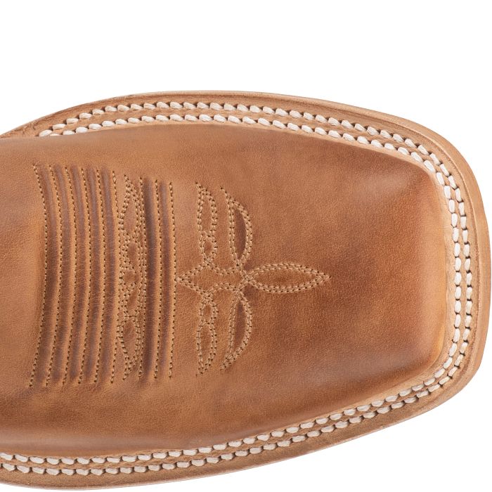 Justin Mens Bent Rail Square Toe Western Boots Style BR735 - Image 4