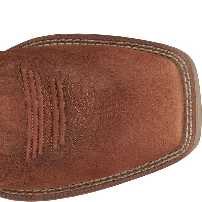 JUSTIN MENS CANTER SQUARE TOE WESTERN BOOTS STYLE SE7514 - Image 4