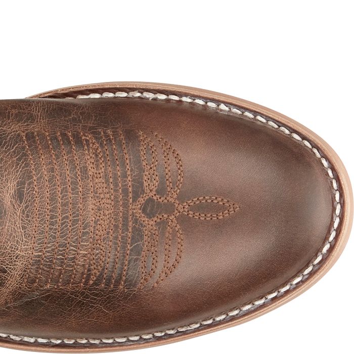 JUSTIN MENS CLANTON ROUND TOE WESTERN BOOTS STYLE CJ2045 - Image 10