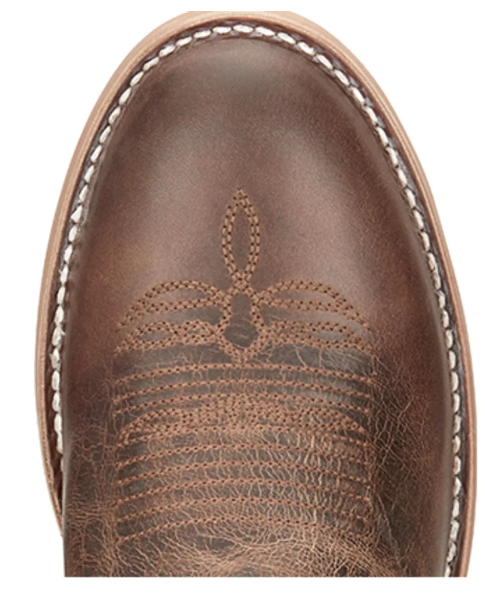 JUSTIN MENS CLANTON ROUND TOE WESTERN BOOTS STYLE CJ2045 - Image 6