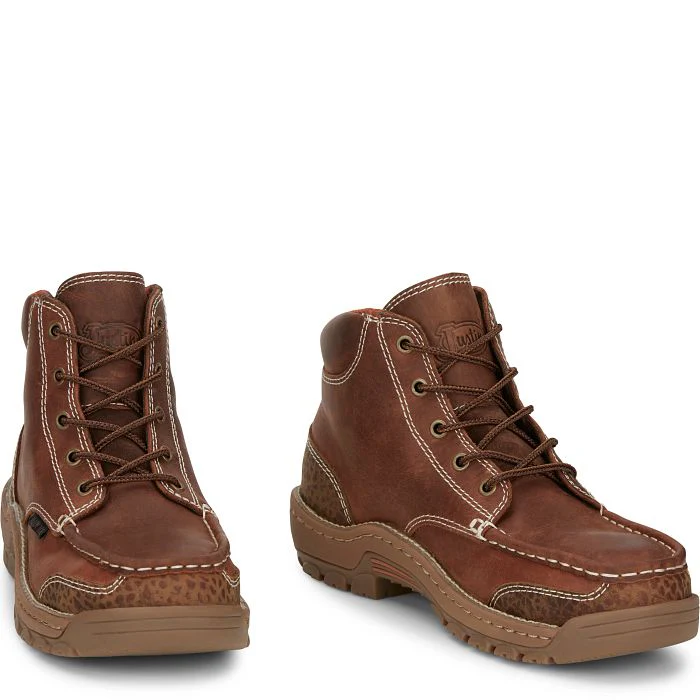 Justin Mens Corbett Alloy Toe Waterproof Work Boots Style SE253 - Image 3