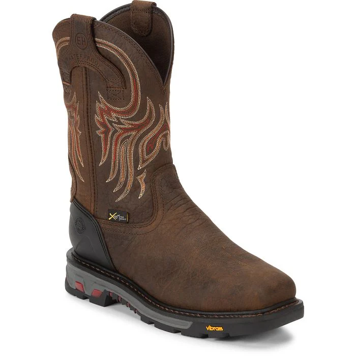 Justin Men's Steel Toe WP Driscoll Western Boot Style WK2112 - Image 2