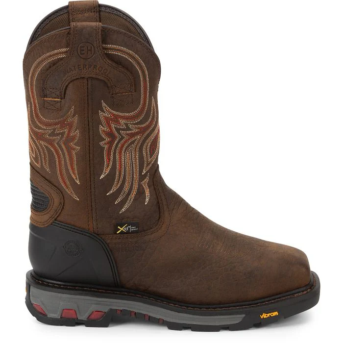 Justin Men's Steel Toe WP Driscoll Western Boot Style WK2112 - Image 4