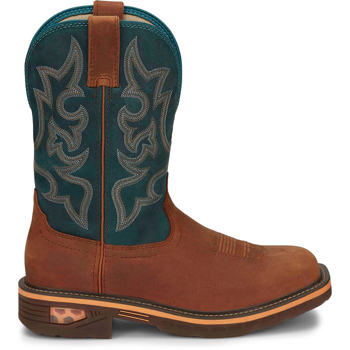 Justin Mens Resistor Nano Composite Toe Work Boots Style CR4010 - Image 3