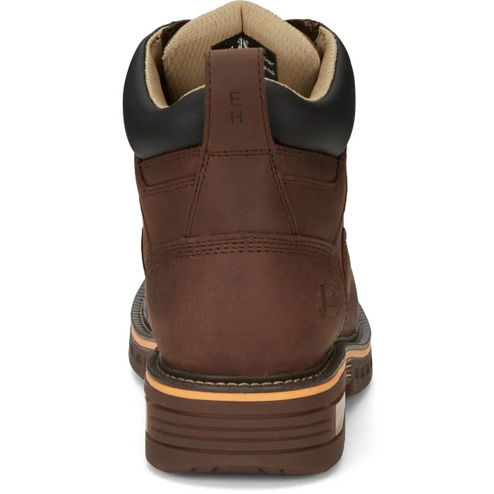 JUSTIN MENS RESISTOR WATERPROOF BOOTS STYLE CR401 - Image 4