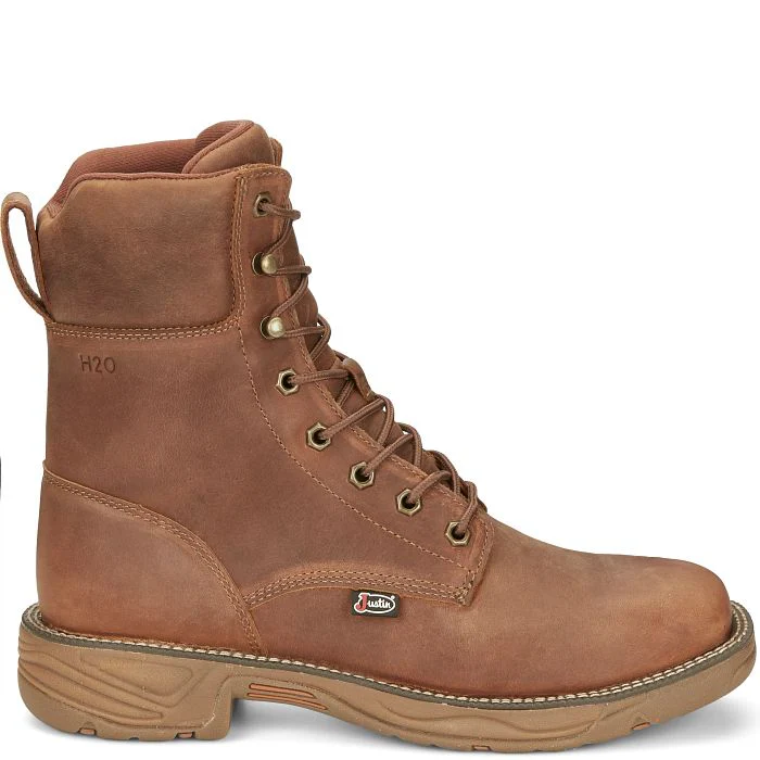 Justin Mens Rush Waterproof Work Boots Style SE467 - Image 4