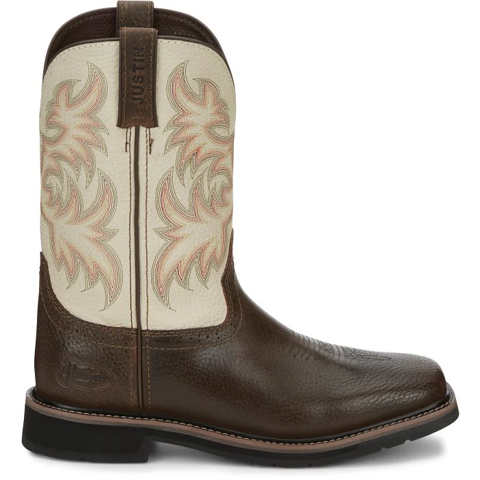 Justin Mens Stampede Western Work Boots Style SE4683 - Image 3