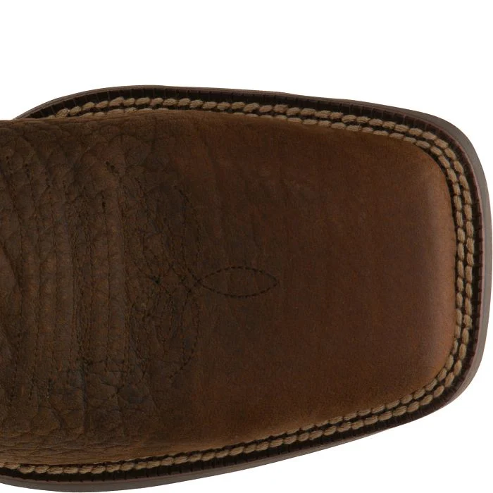 Justin Mens Stampede Square Toe Western Boots Style 7222 - Image 4