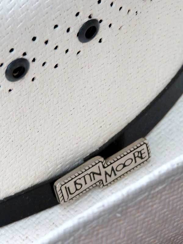 Bullhide Justin Moore JM Limited Edition 50X Straw Hat Style 2732 - Image 3