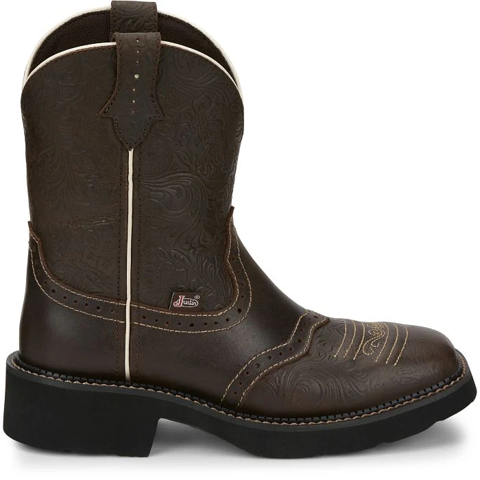 Justin Ladies Embossed Gypsy Western Boots Style GY9618 - Image 3