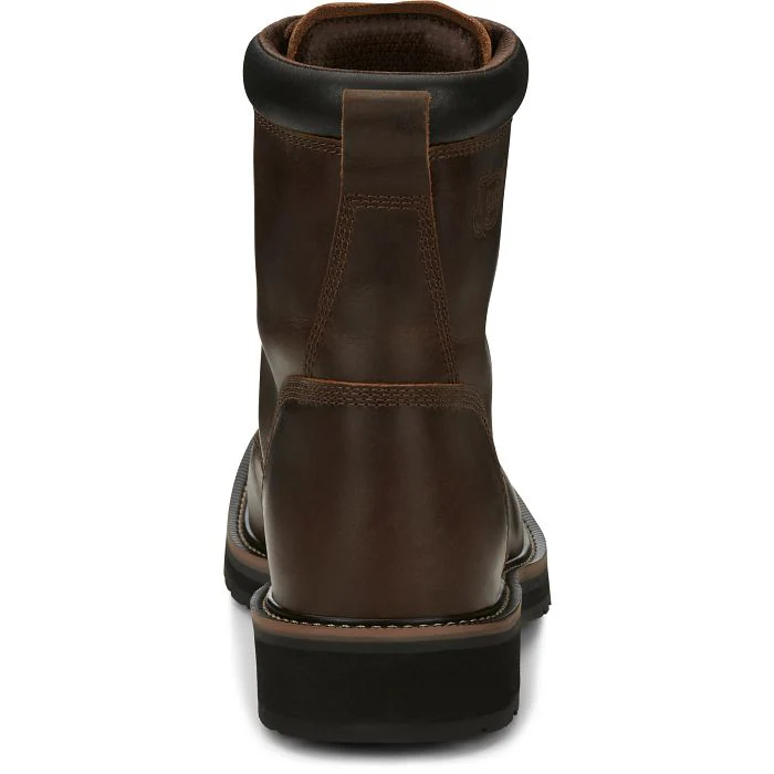 JUSTIN PULLEY LACE UPSTEEL TOE WORK BOOT STYLE SE682 - Image 5