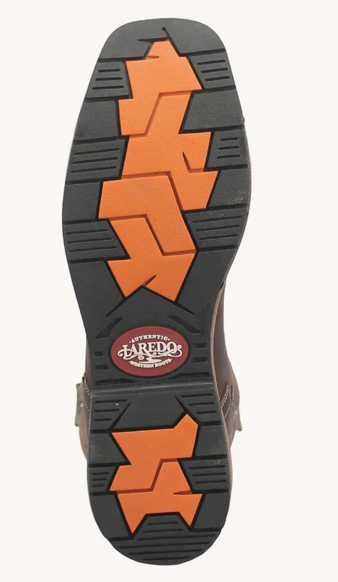 Laredo Mens Steel Toe Stringfellow Boots Style 6921 - Image 5