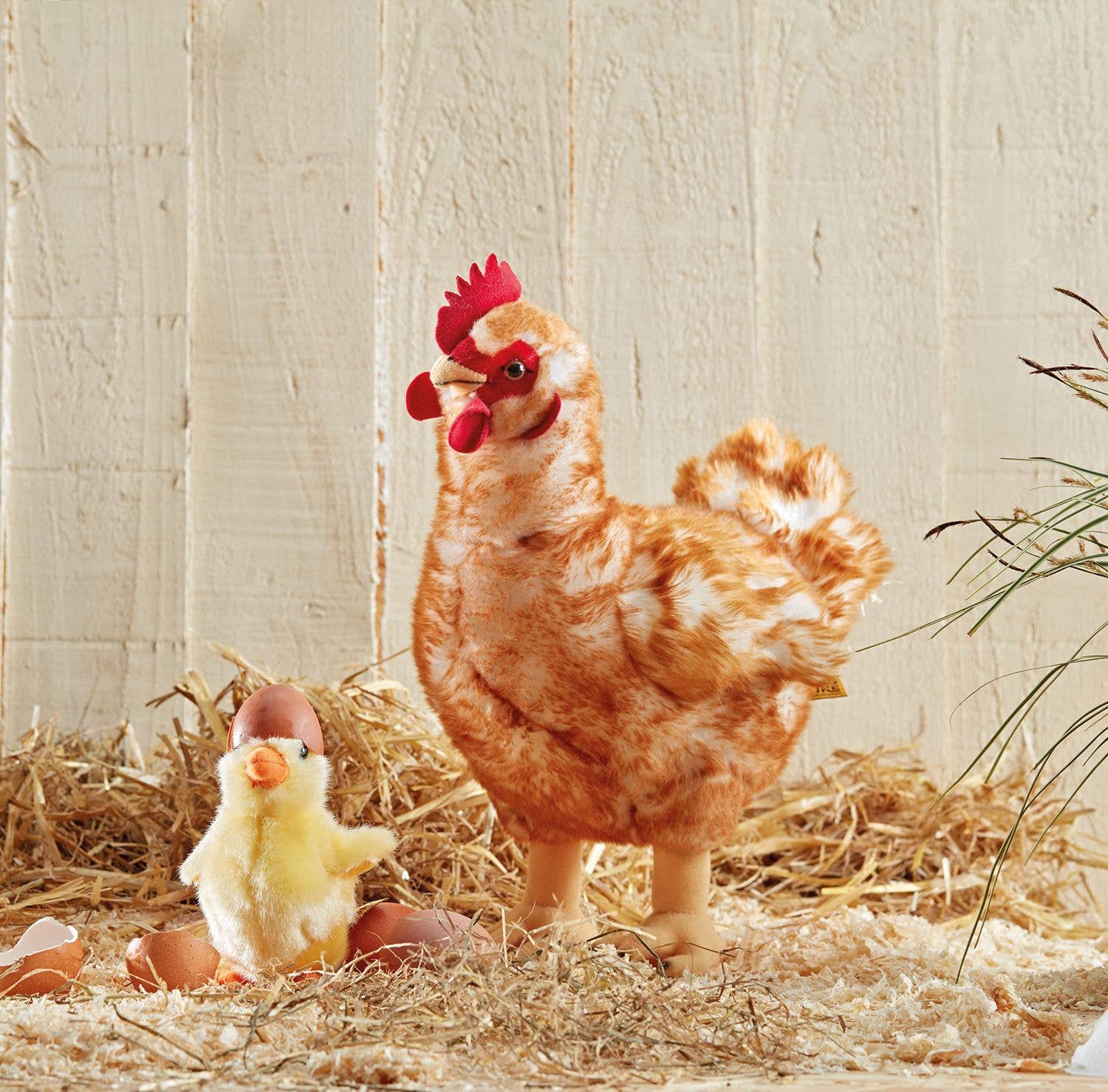 Living Nature Hen Large Plush Stuffed Animal Toy - Image 2