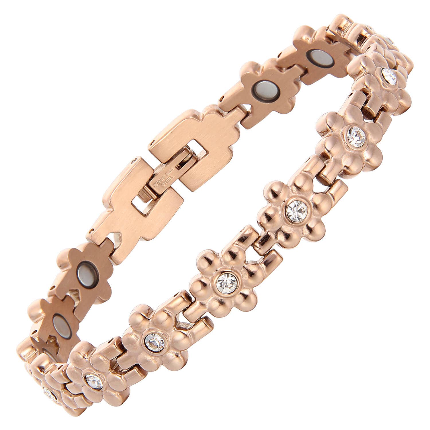 LM 10 Link Copper link rose gold Bracelet