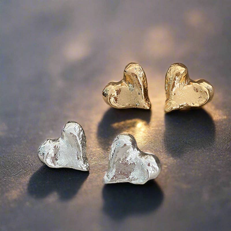 Love Alloy Gold Plated Earrings
