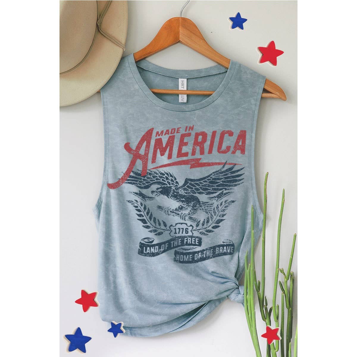 MADE IN AMERICA MINERAL GRAPHIC TANK TOP - Image 4