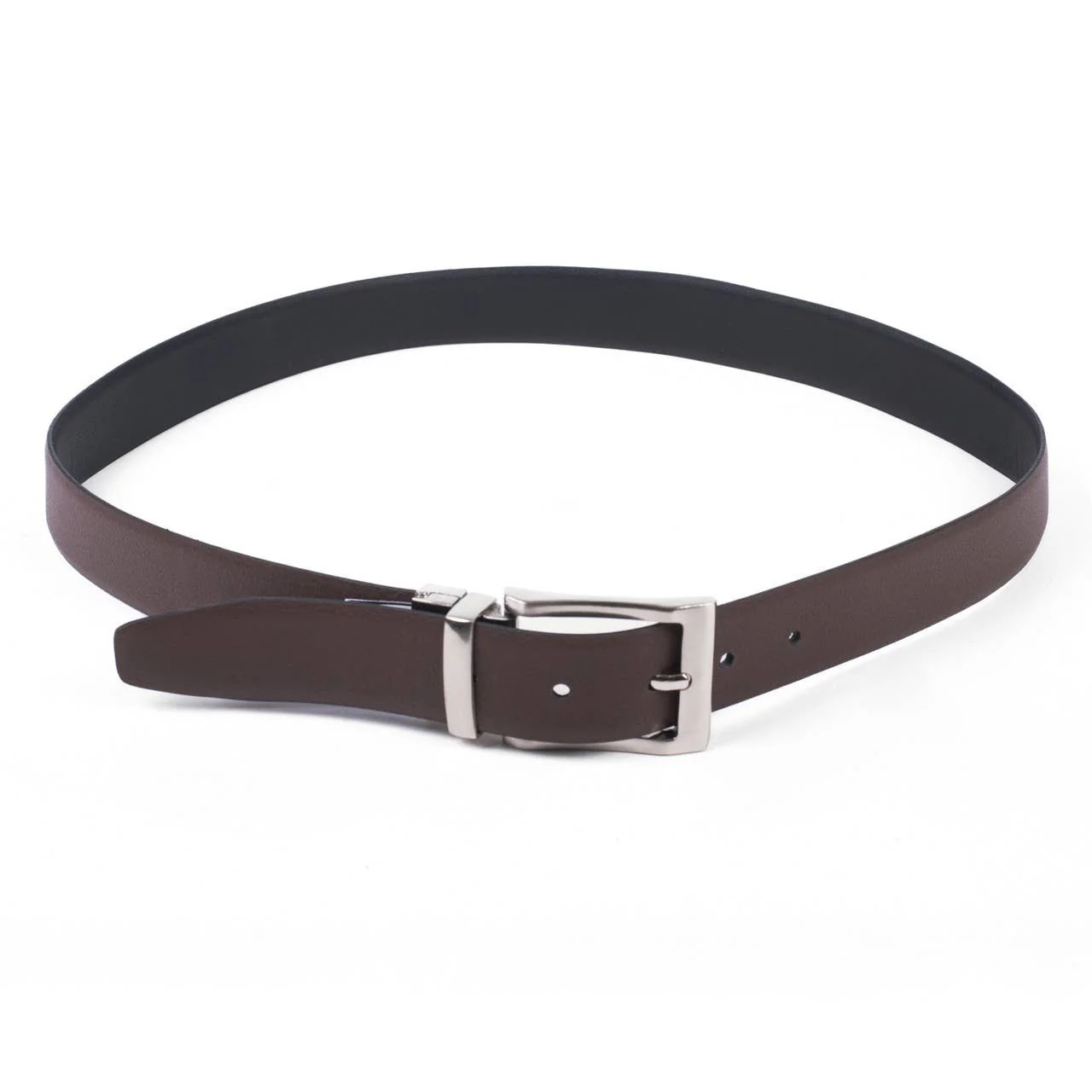 Men's Reversible Dress belt Black & Brown- RVMGLD-DRY2 - Image 4