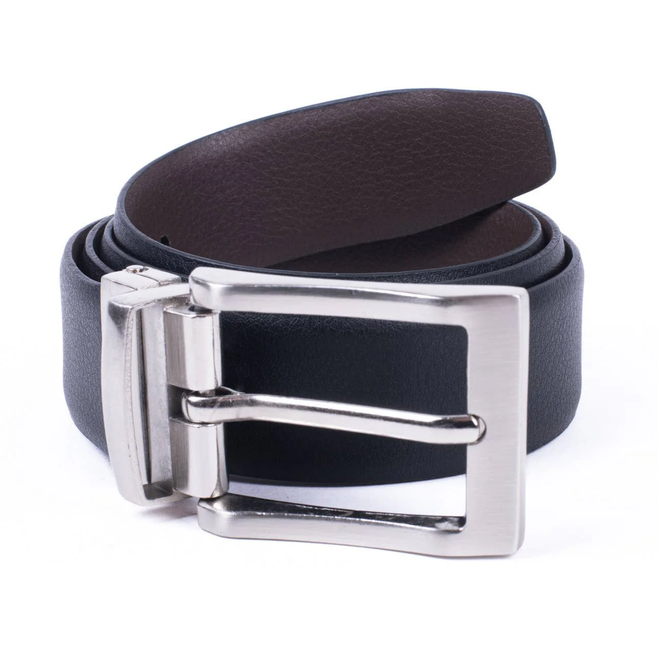 Men's Reversible Dress belt Black & Brown- RVMGLD-DRY2 - Image 6