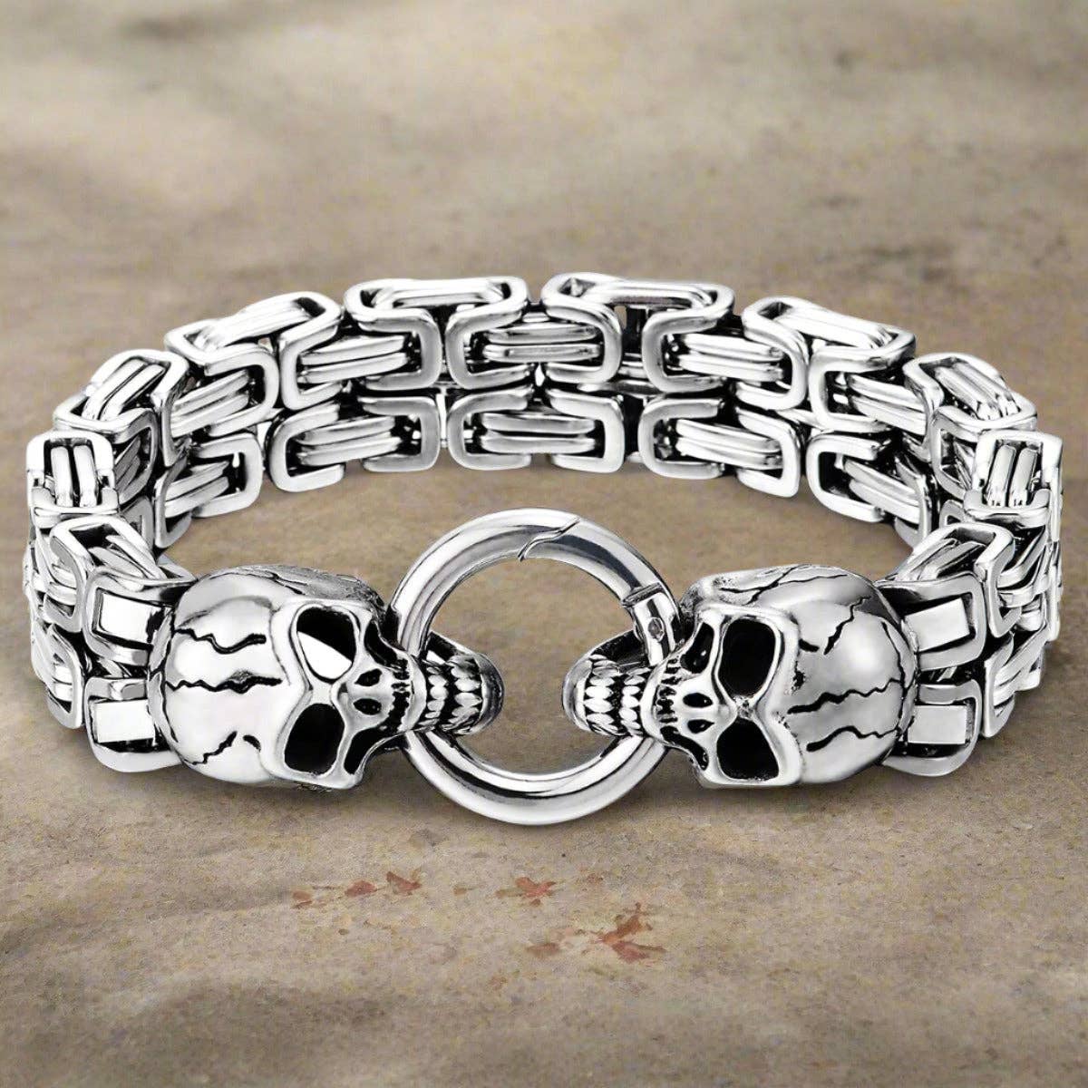 Mens Stainless Steel ntine Chain Bracelet