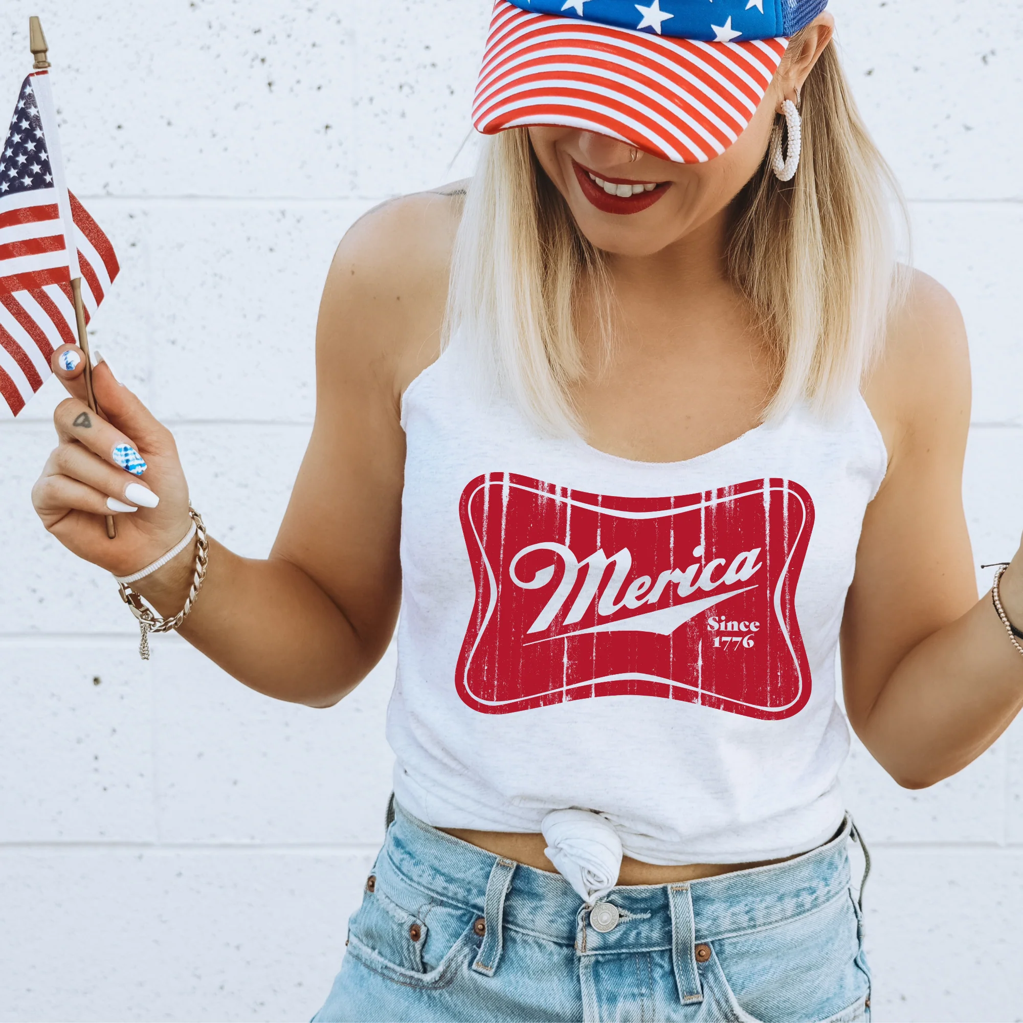 Miller Merica 4th of July Tank Top J4