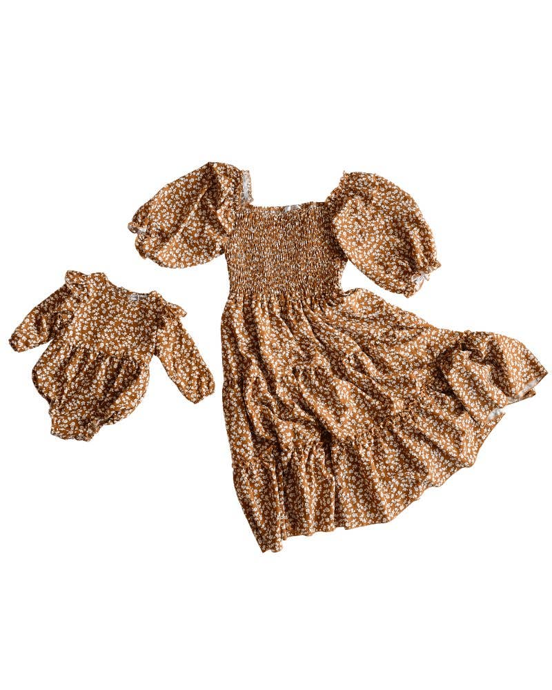 Mommy and Me Katherine Dress - Russet Floral - Image 2