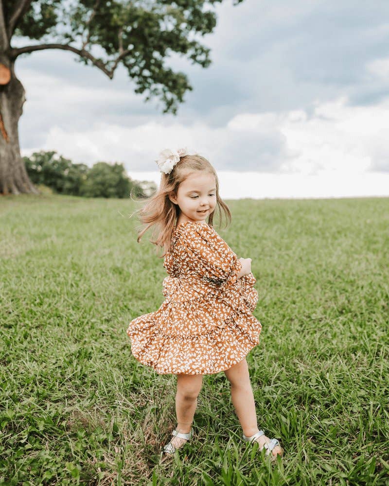Mommy and Me Katherine Dress - Russet Floral - Image 4