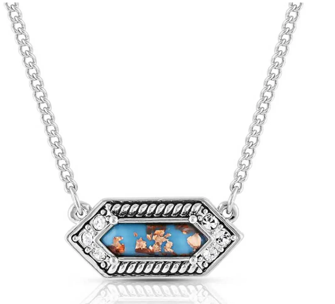 Montana Silversmith Miner's Cobalt Turquoise Necklace Style NC5190