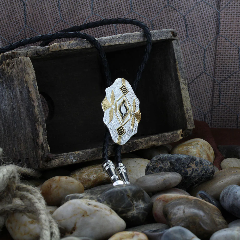 Montana Silversmith Southwest Scalloped Bolo Tie Style Bt190 - Image 3
