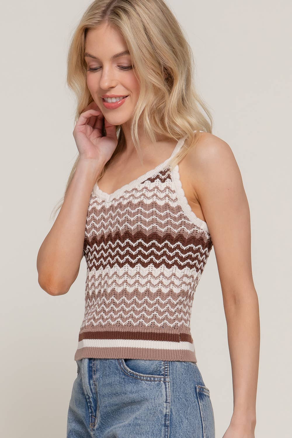 Multi Color Cami Spring Sweater - Image 13