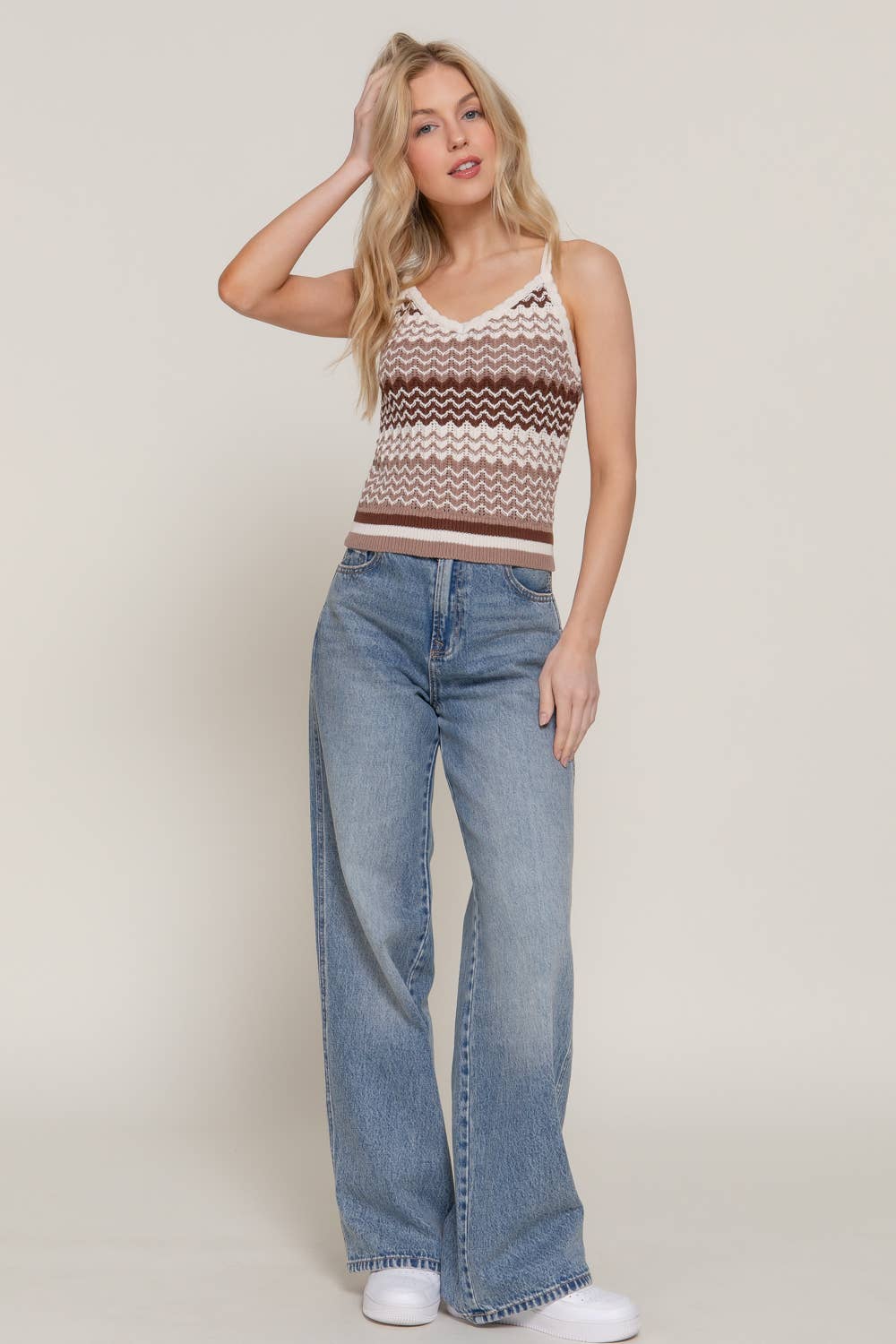 Multi Color Cami Spring Sweater - Image 2