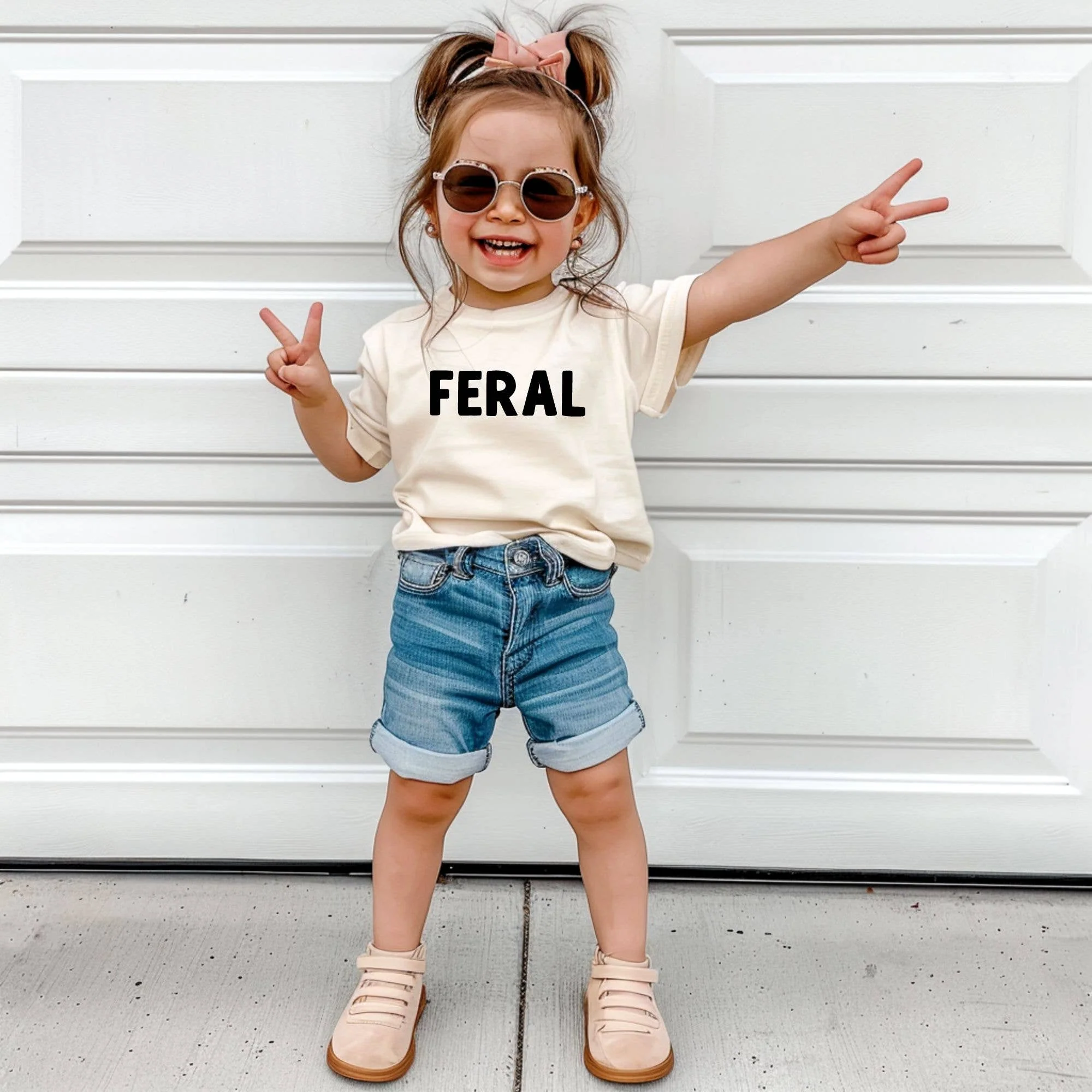 Nearly Feral TShirt for Wild Child, Nearly Feral Toddler