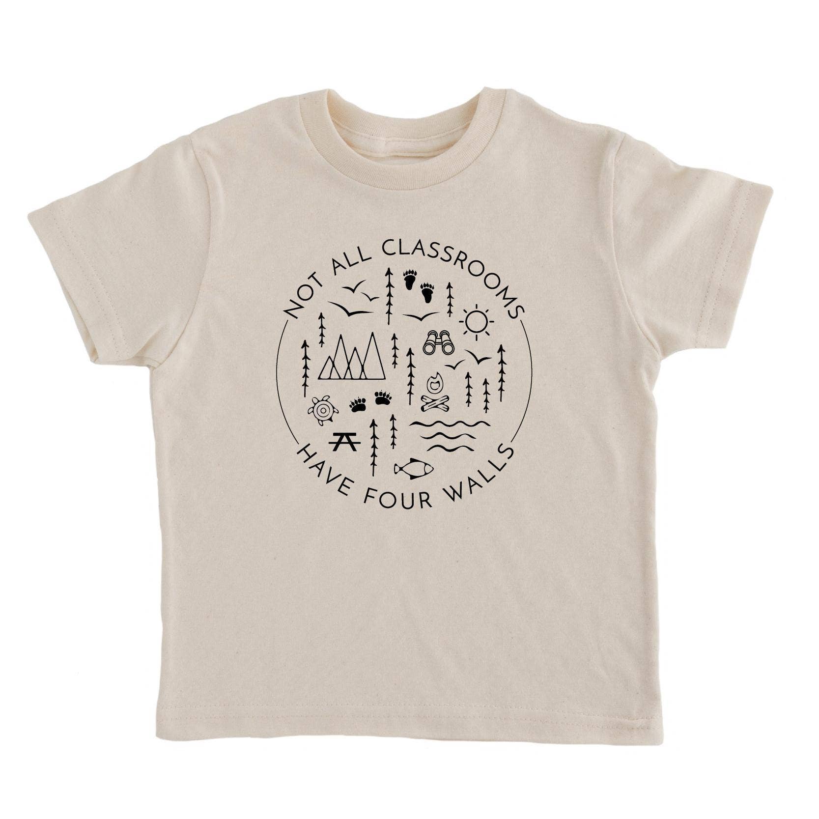 Not All Classrooms Have Four Walls Kids Tee | Eco Friendly - Image 2