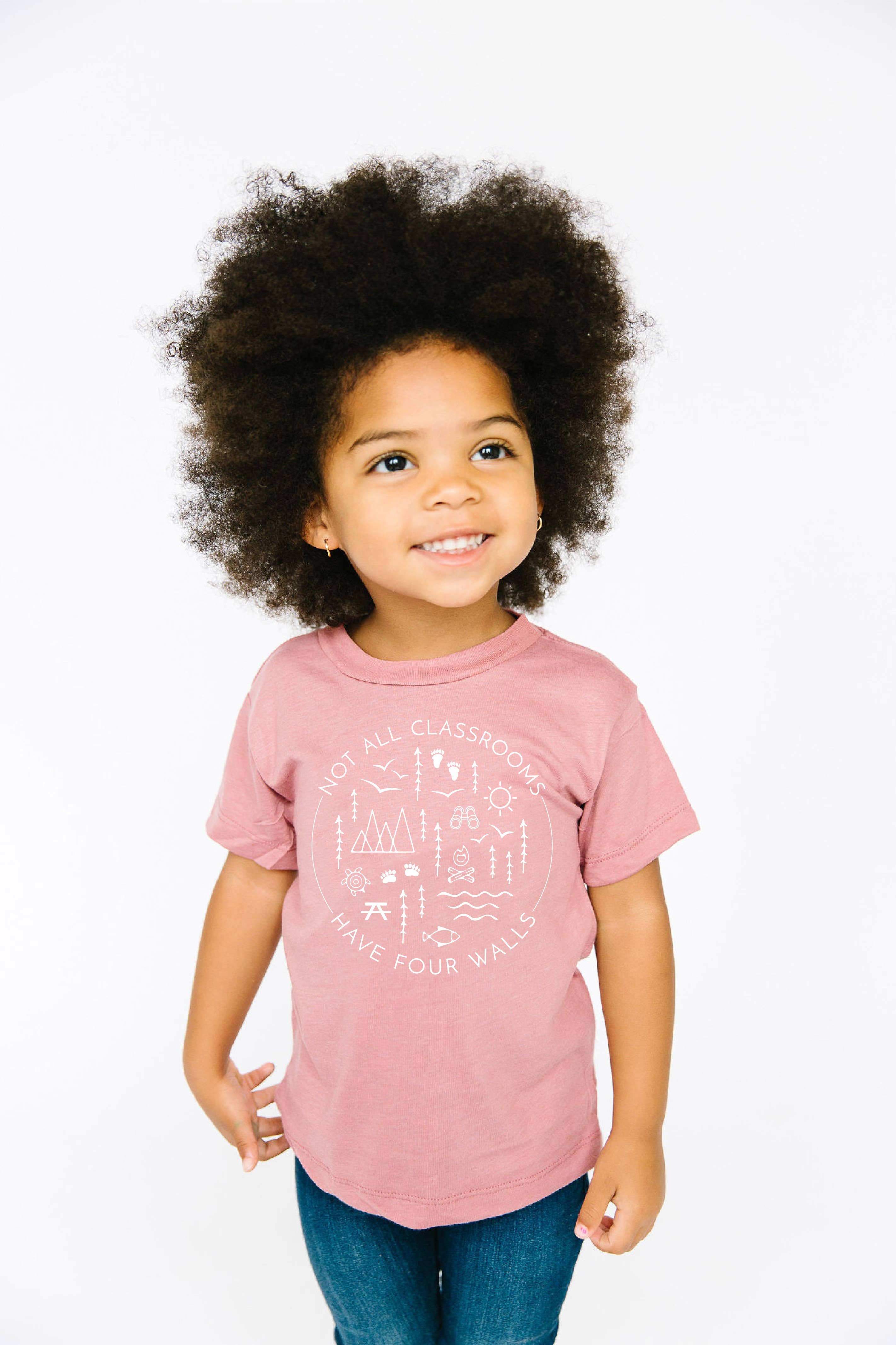 Not All Classrooms Have Four Walls Kids Tee | Eco Friendly - Image 4