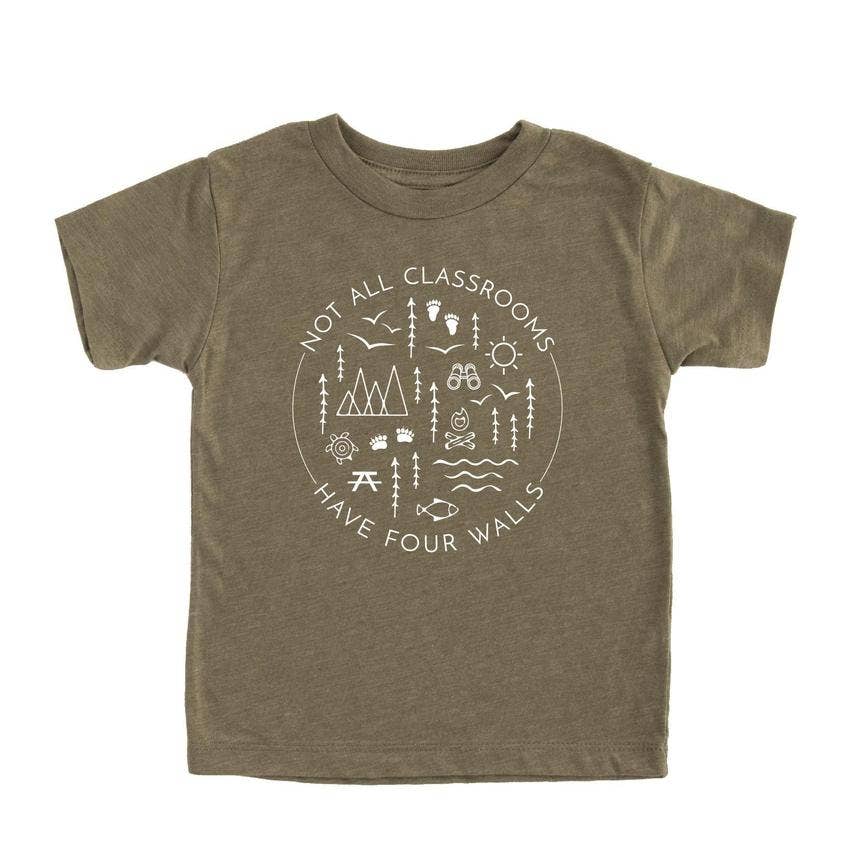 Not All Classrooms Have Four Walls Kids Tee | Eco Friendly - Image 5