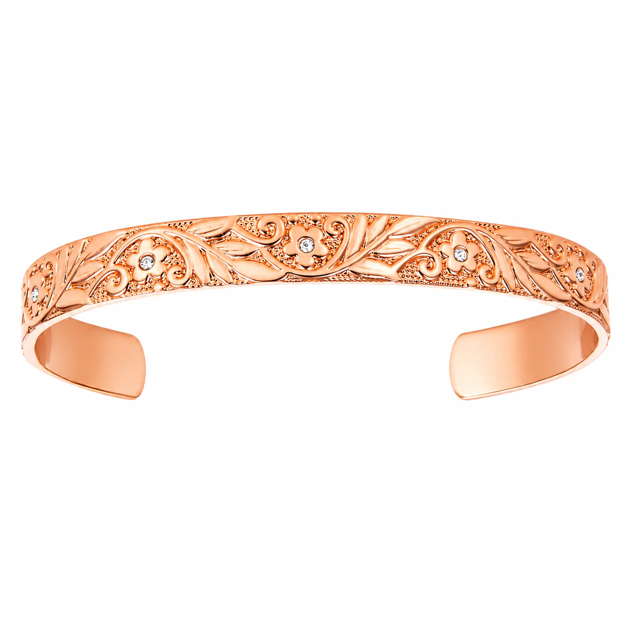 P 32 daisy flower zircon stone magnetic bracelet