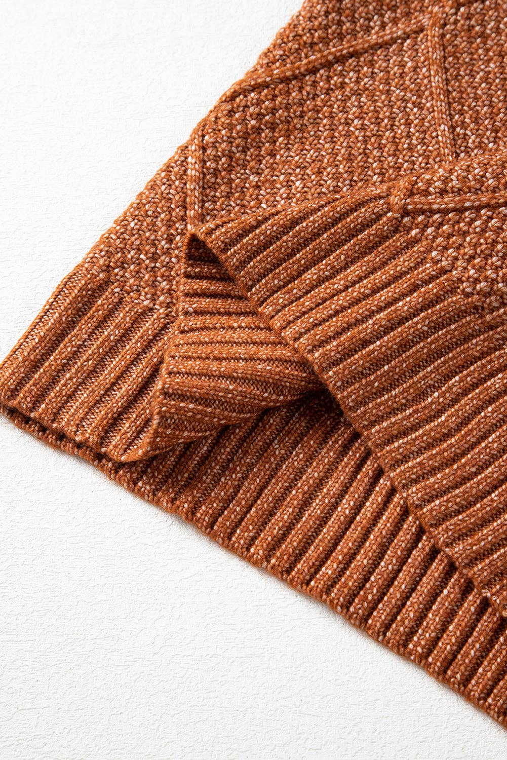Parchment Cable Knit Drop Shoulder Loose Fit Sweater Dress - Image 19