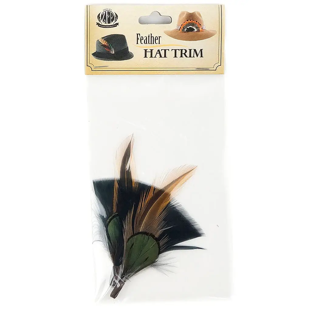 Pheasant-Turkey-Hackle Feather Hat Trims - Dyed Feathers - Image 5