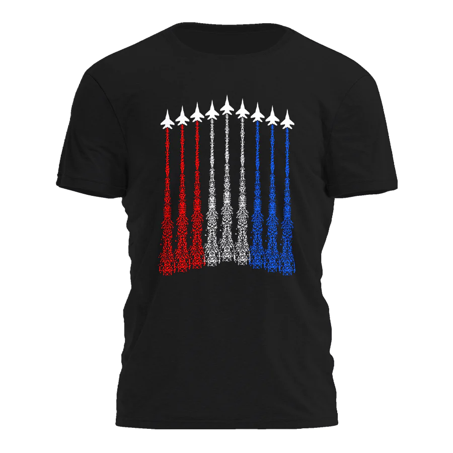 Red White Blue Jet Tee