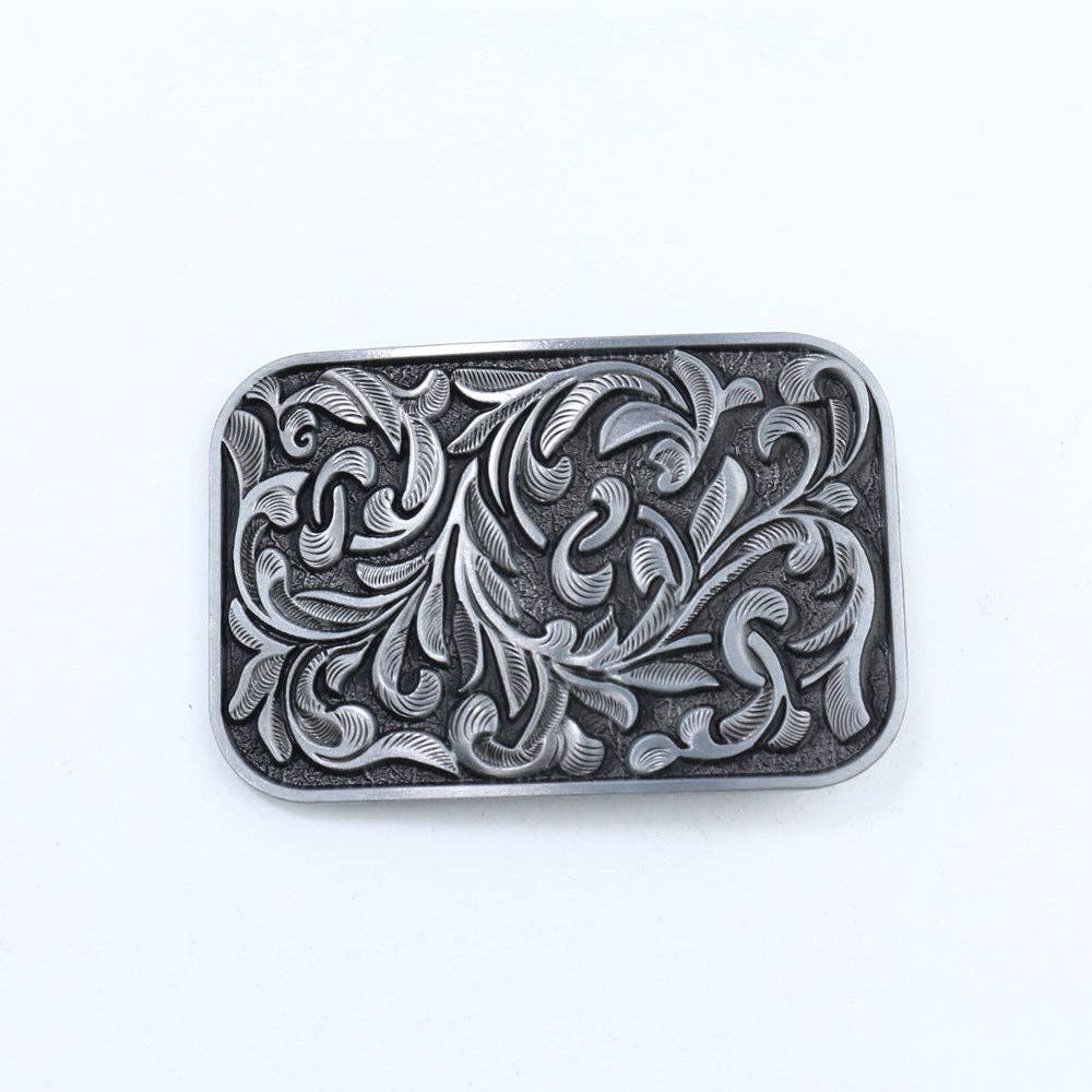 Retro Western Cowboy Skull Belt Buckle Alloy