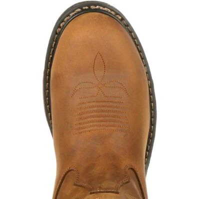 ROCKY ORIGINAL RIDE BRANSON STEEL TOE WATERPROOF WESTERN BOOTS STYLE FQ0002809 - Image 6