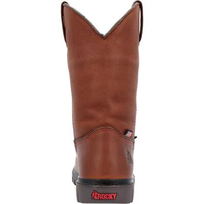 ROCKY WORKSMART WATERPROOF COMPOSITE TOE PULL-ON WORK BOOT RKK0402 - Image 4