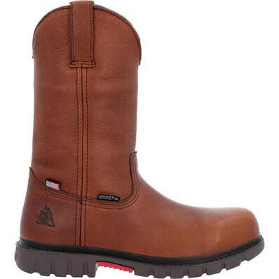 ROCKY WORKSMART WATERPROOF COMPOSITE TOE PULL-ON WORK BOOT RKK0402 - Image 7