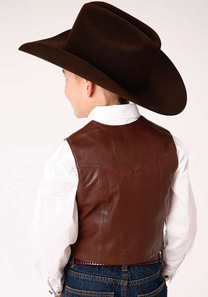 Roper Boys Lamb Skin Vest Style 02-094-0520-0501 - Image 3