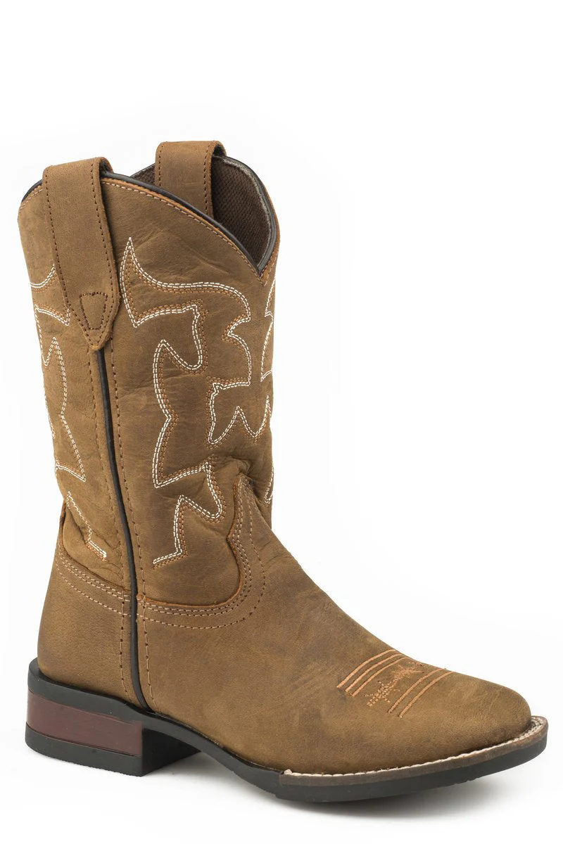 Roper Boys Cow Hide Handcrafted Boots Style 09-018-0911-1200 - Image 3